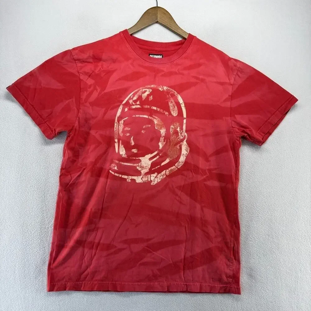 Billionaire Boys Club Shirt men's large Red BBC Icecream Graphic Tie Dye Graphic
